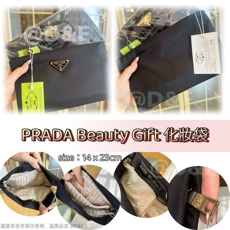 售完即止🌸PRADA Beauty Gift 化妝袋 | 預訂約4-6星期 娉婷貿易公司 Exquisite Beauty Trading Company