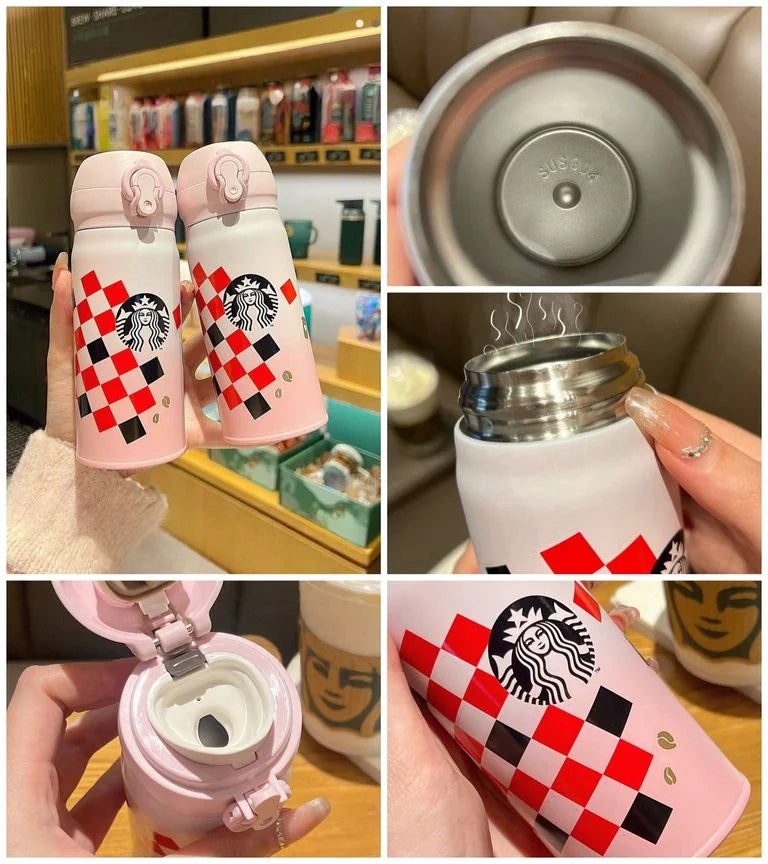 售完即止🌸STARBUCKS 星巴克小方格保溫杯 | 預訂約4-6星期 娉婷貿易公司 Exquisite Beauty Trading Company