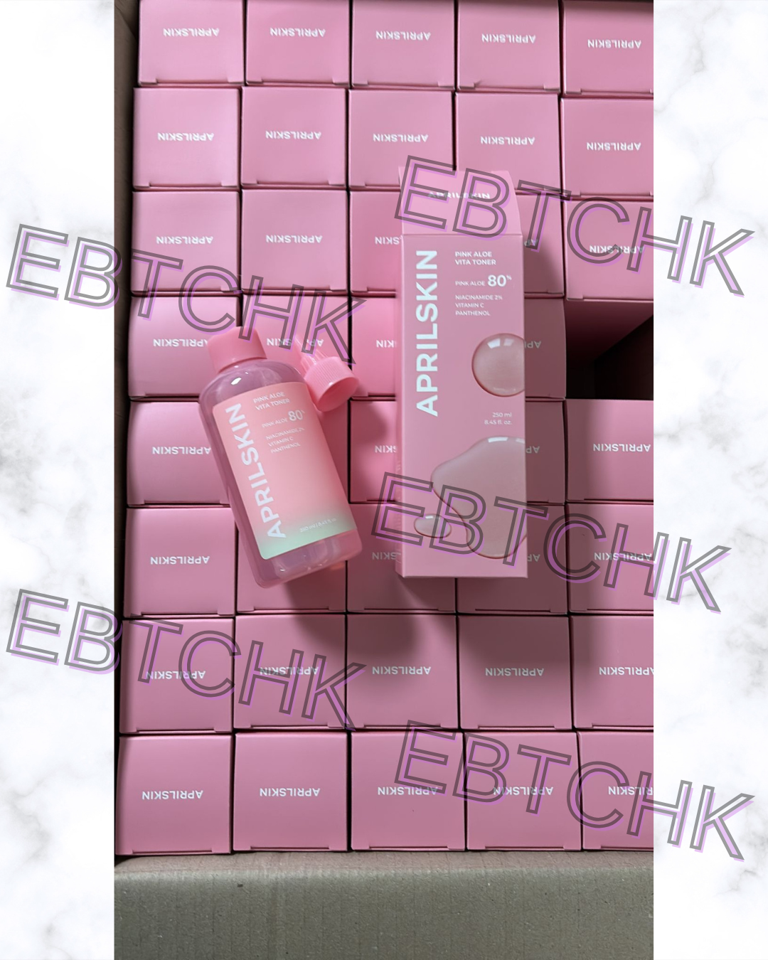 現貨🌸Aprilskin【濕敷淨白】粉紅蘆薈維他命潔膚水250ml | 落單後約3-5個工作天寄出 娉婷貿易公司 Exquisite Beauty Trading Company