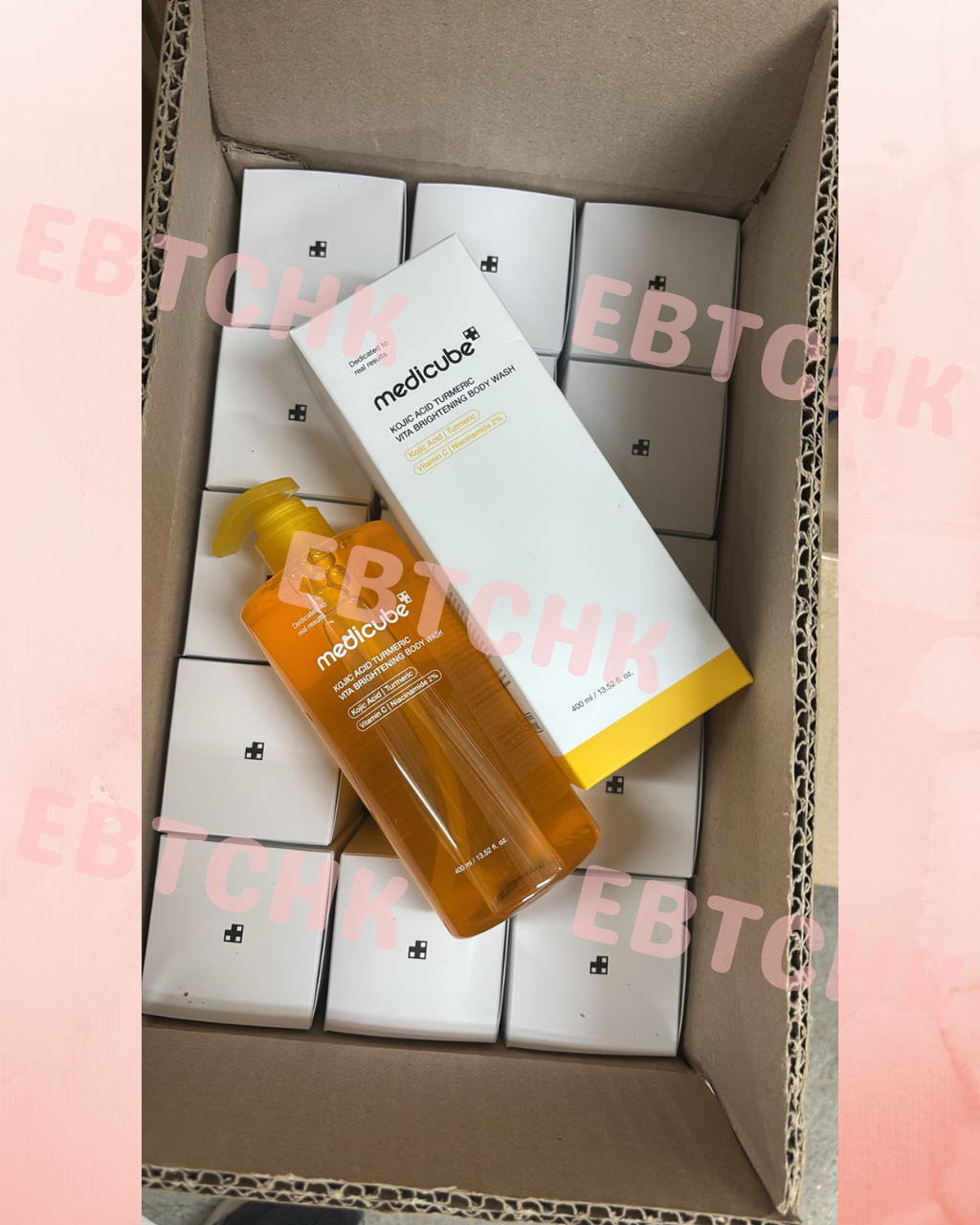 現貨🌸Medicube - 麴酸薑黃維他命亮白沐浴露400ml | 落單後約3-5個工作天寄出 娉婷貿易公司 Exquisite Beauty Trading Company