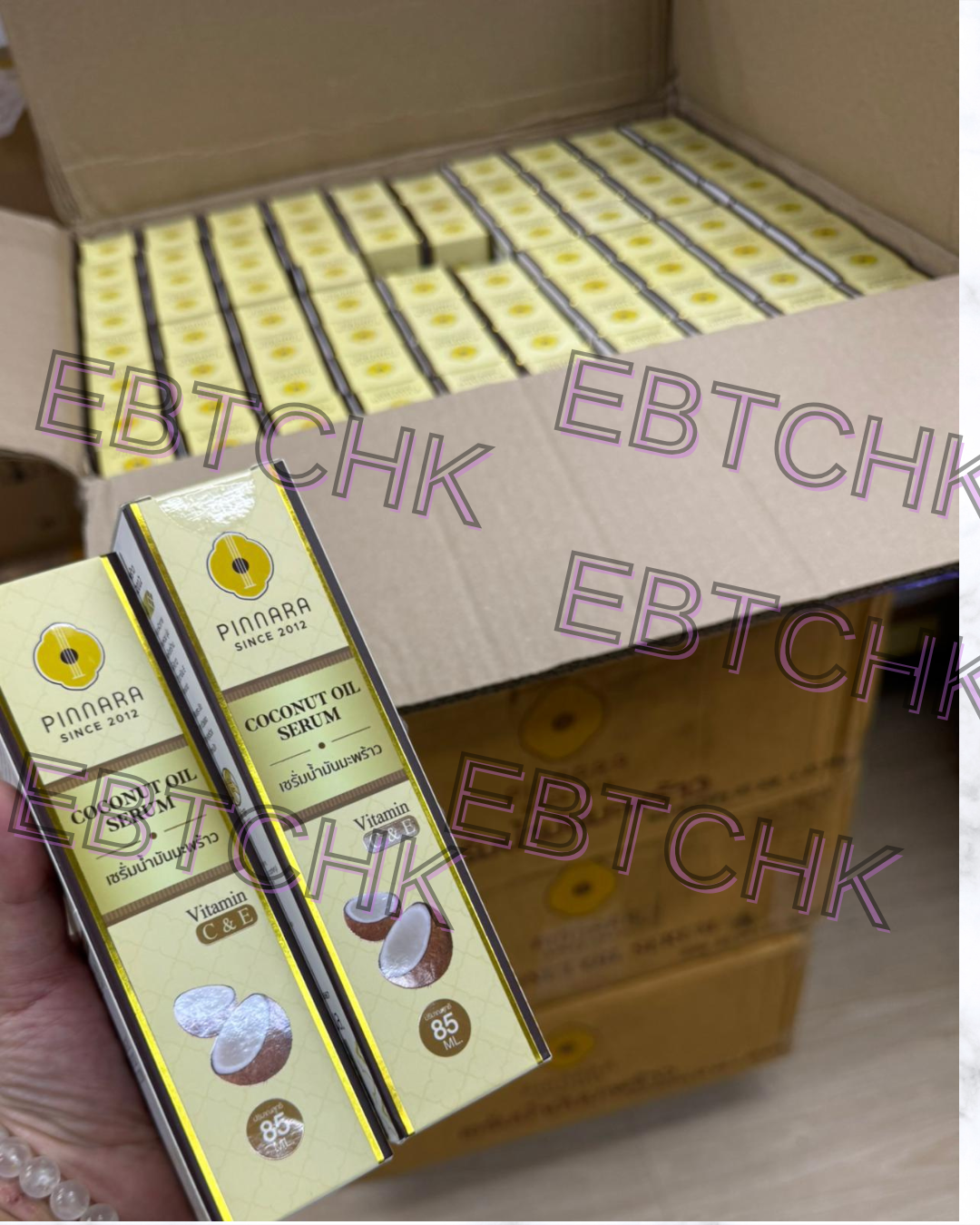 現貨🌸泰國直送🇹🇭 Pinnara椰子油精華液85ml | 落單後約3-5個工作天寄出 娉婷貿易公司 Exquisite Beauty Trading Company