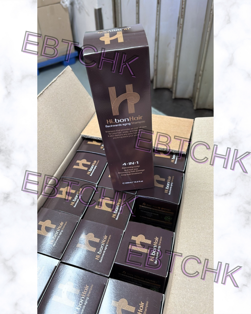 現貨🌸韓國 Hi.bonHair 4-IN-1 逆齡啡髮洗頭水400ml | 落單後約3-5個工作天寄出 娉婷貿易公司 Exquisite Beauty Trading Company