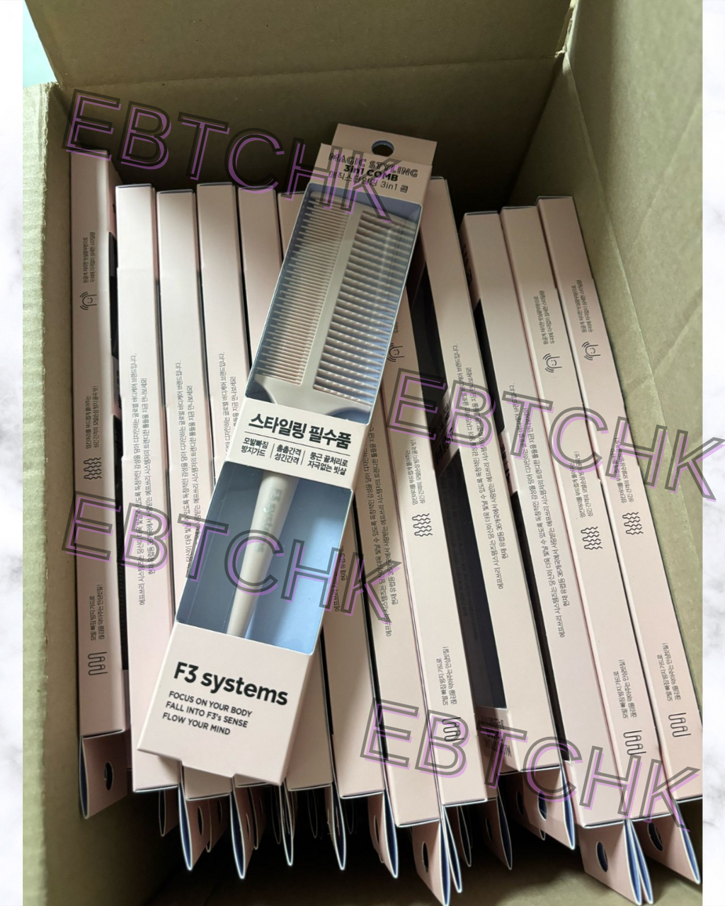 現貨🌸韓國🇰🇷F3 神奇魔法造型3合1梳 | 落單後約3-5個工作天寄出 娉婷貿易公司 Exquisite Beauty Trading Company