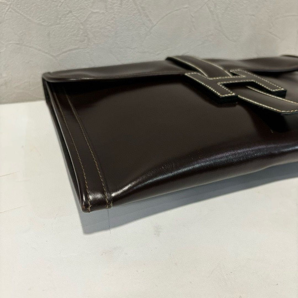 💫日本中古品代購 🌸愛馬仕JIGE深咖色box皮手包 | 預訂約2-3星期 娉婷貿易公司 Exquisite Beauty Trading Company