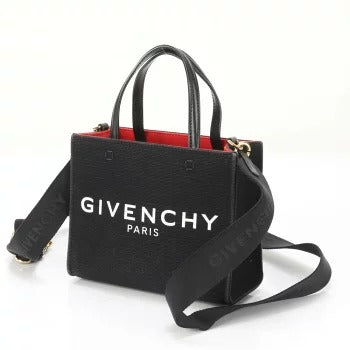 🌸日本中古品代購 Givenchy G TOTE 迷你皮革帆布 2WAY 單肩包手提包 | 預訂約2-3星期 娉婷貿易公司 Exquisite Beauty Trading Company