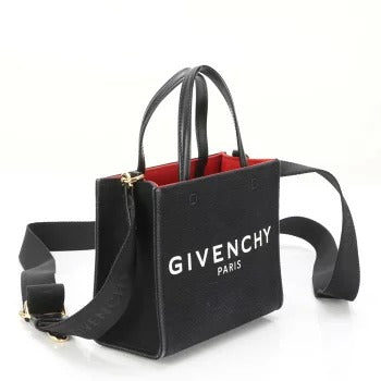 🌸日本中古品代購 Givenchy G TOTE 迷你皮革帆布 2WAY 單肩包手提包 | 預訂約2-3星期 娉婷貿易公司 Exquisite Beauty Trading Company