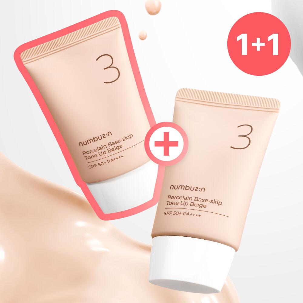 15/1截🌸🇰🇷𝓞𝓵𝓲𝓿𝓮 𝔂𝓸𝓾𝓷𝓰 1月𝓫𝓲𝓰 𝓼𝓪𝓵𝓮 Numbers In No. 3 瓷紋 Padskip Tone Up 米色 35ml+35ml (SPF50+ PA++++) | 預訂約2-3星期 新年前到 娉婷貿易公司 Exquisite Beauty Trading Company