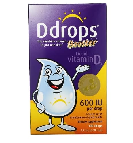 供應商現貨🌸💜美國Baby Ddrops嬰兒加強版維生素D3滴劑d drops 600IU 2.8ml(紫色加強版1歲以上) | 預訂 逢星期一，三返倉執貨 其後約3-5個工作天寄出 娉婷貿易公司 Exquisite Beauty Trading Company