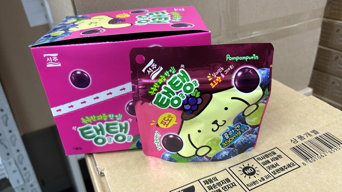現貨🌸SEOJU 布丁狗提子味軟糖40G*1盒7包 | 落單後約3-5個工作天寄出 娉婷貿易公司 Exquisite Beauty Trading Company