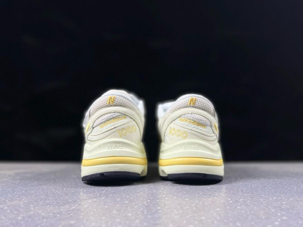 🌸New Balance 1000系列 復古 老爹風低幫休閒運動跑步鞋 M1000TI # 白+黃 | 預訂約2-3星期(自行備註尺碼) 娉婷貿易公司 Exquisite Beauty Trading Company