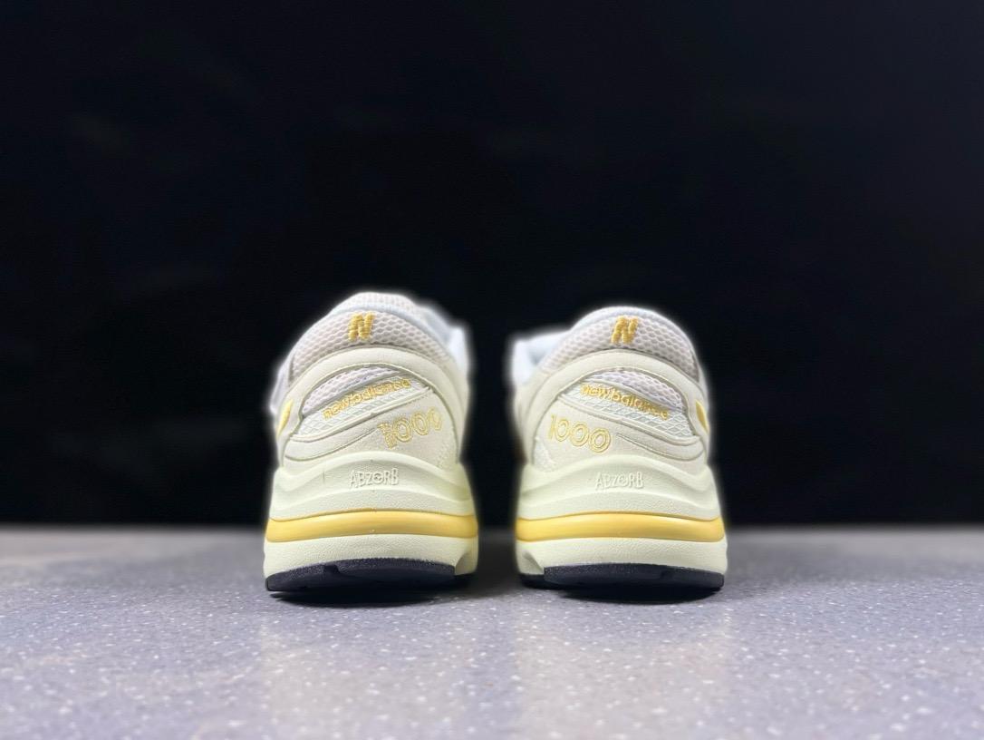 🌸New Balance 1000系列 復古 老爹風低幫休閒運動跑步鞋 M1000TI # 白+黃 | 預訂約2-3星期(自行備註尺碼) 娉婷貿易公司 Exquisite Beauty Trading Company