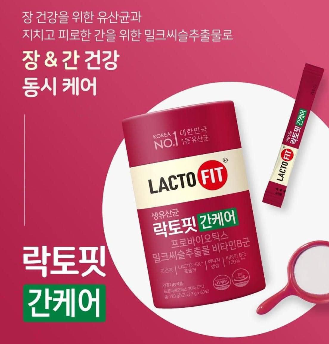 現貨🌸鐘根堂LACTO-FIT 護肝益生菌(一盒60條 / 2g x 60條) | 落單後約3-5個工作天寄出 娉婷貿易公司 Exquisite Beauty Trading Company