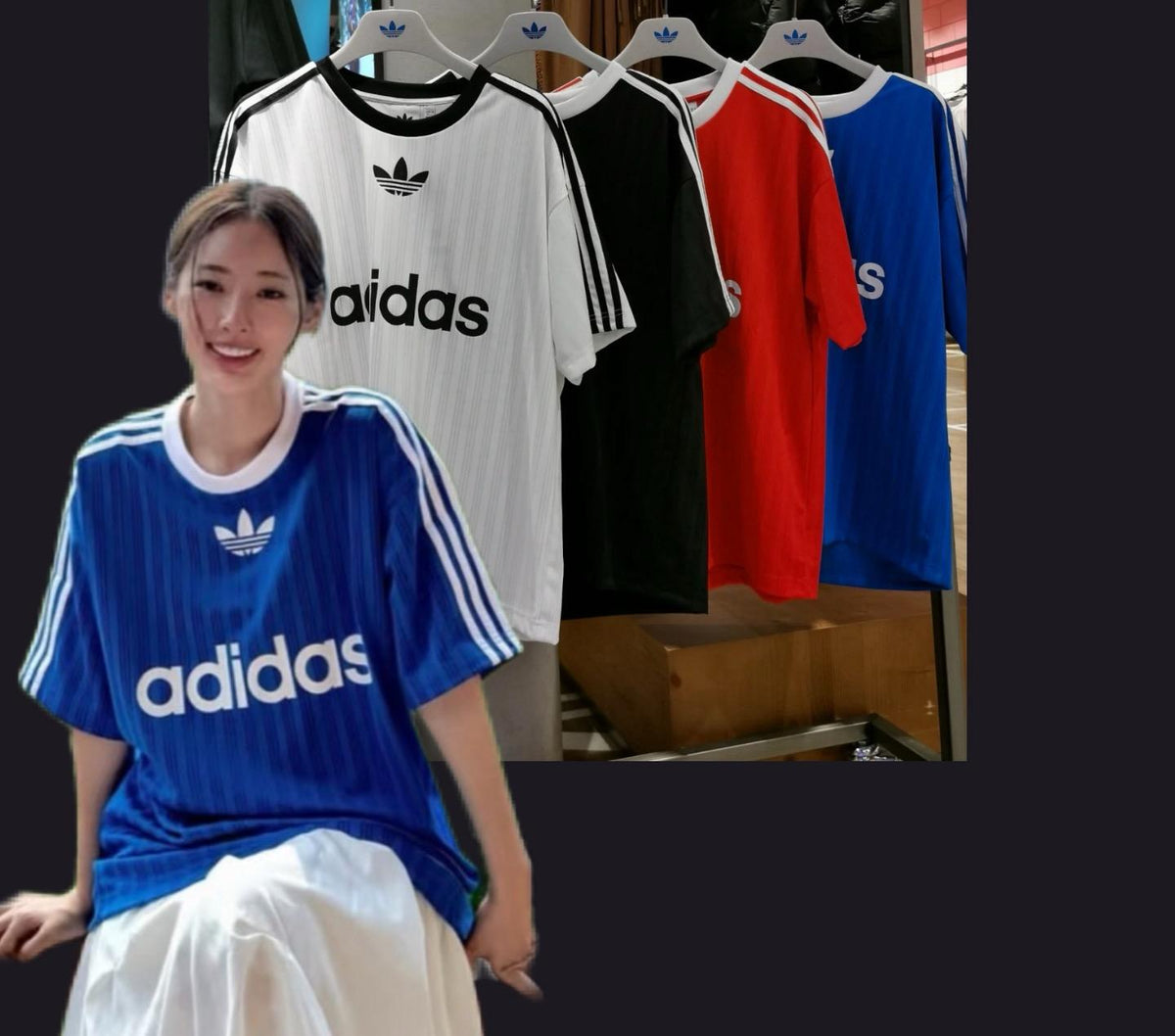 🌸Adidas🌈圓領短tee | 預訂約3-4星期 娉婷貿易公司 Exquisite Beauty Trading Company