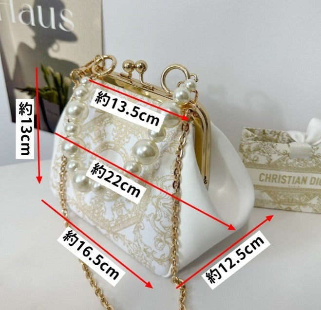 限量 售完即止🌸DIOR VIP 贈品改裝珍珠鏈條手袋 100%正品 | 預訂約4-5星期 娉婷貿易公司 Exquisite Beauty Trading Company