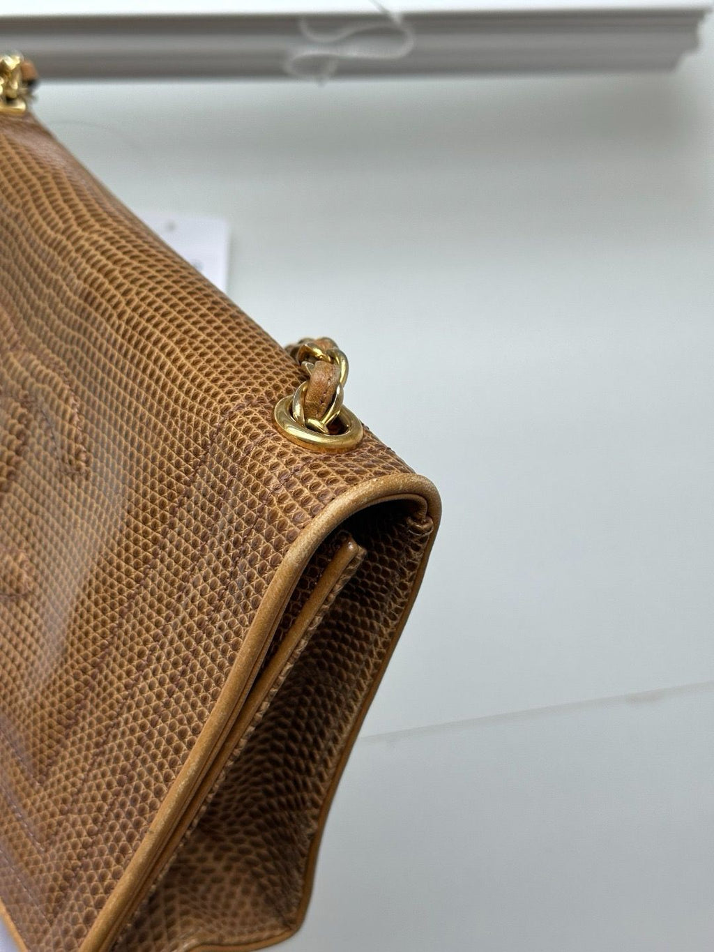 🌸日本中古品代購 Chanel香奈兒Lizard Leather蜥蜴皮Coco標志鏈條包斜挎包 | 預訂約2-3星期 娉婷貿易公司 Exquisite Beauty Trading Company