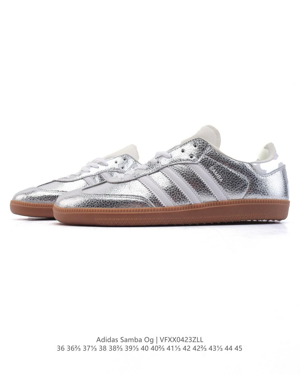 🌸ADIDAS ORIGINALS SAMBA OG SHOES 經典運動鞋小白鞋 # 銀 | 預訂約3-4星期(自行備註尺寸) 娉婷貿易公司 Exquisite Beauty Trading Company