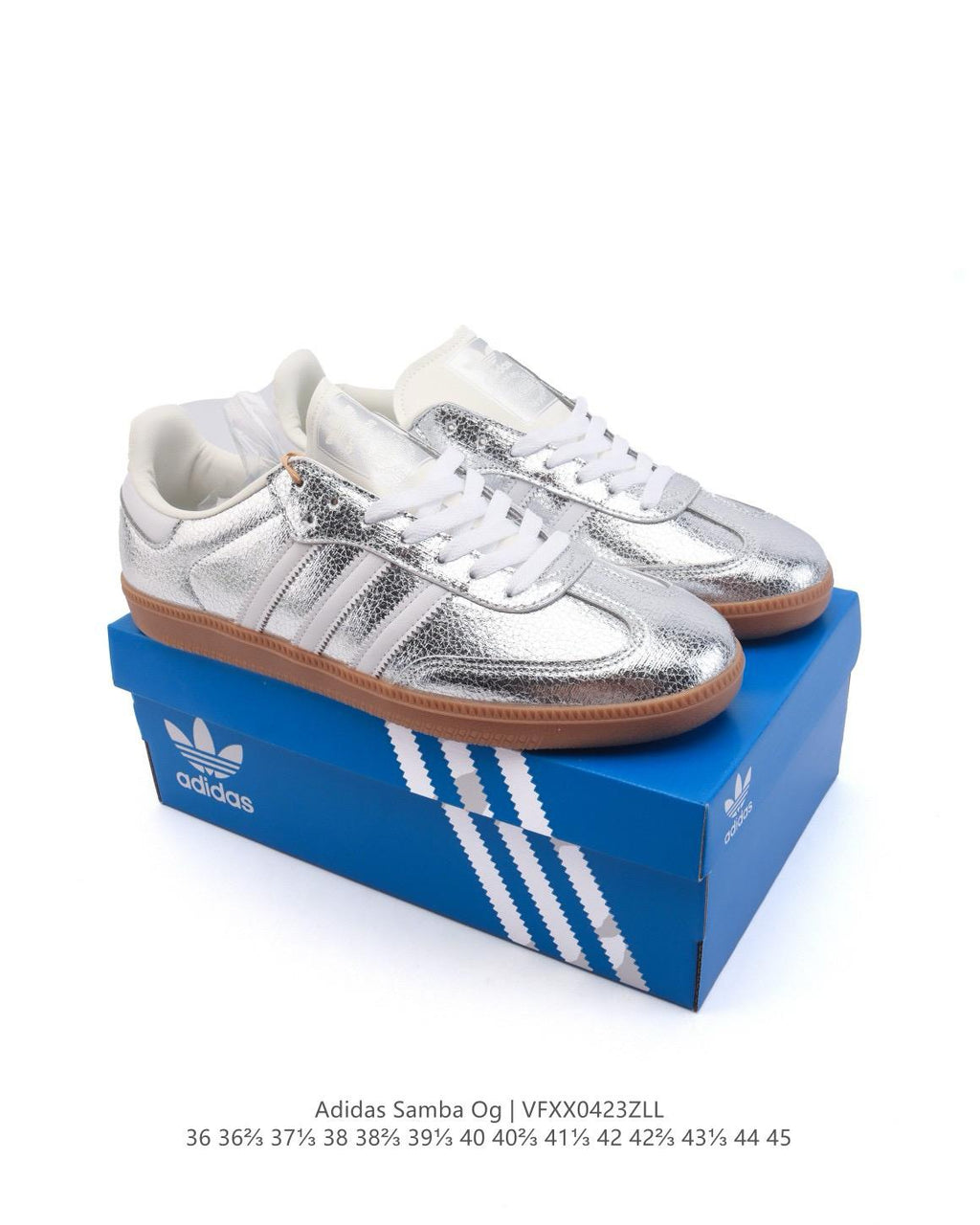 🌸ADIDAS ORIGINALS SAMBA OG SHOES 經典運動鞋小白鞋 # 銀 | 預訂約3-4星期(自行備註尺寸) 娉婷貿易公司 Exquisite Beauty Trading Company
