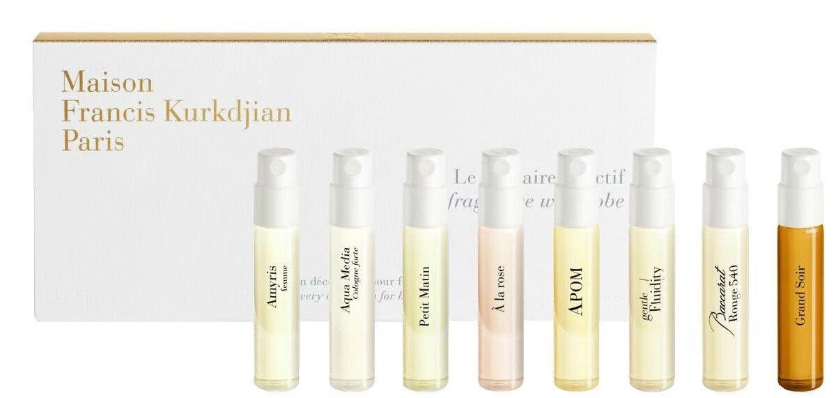 現貨🌸免稅正品 MAISON FRANCIS KURKDJIAN Discovery Fragrance Wardrobe For Her Travel Set MFK香氛衣橱女士旅行套装 2ml x 8 | 落單後約3-5個工作天寄出 娉婷貿易公司 Exquisite Beauty Trading Company