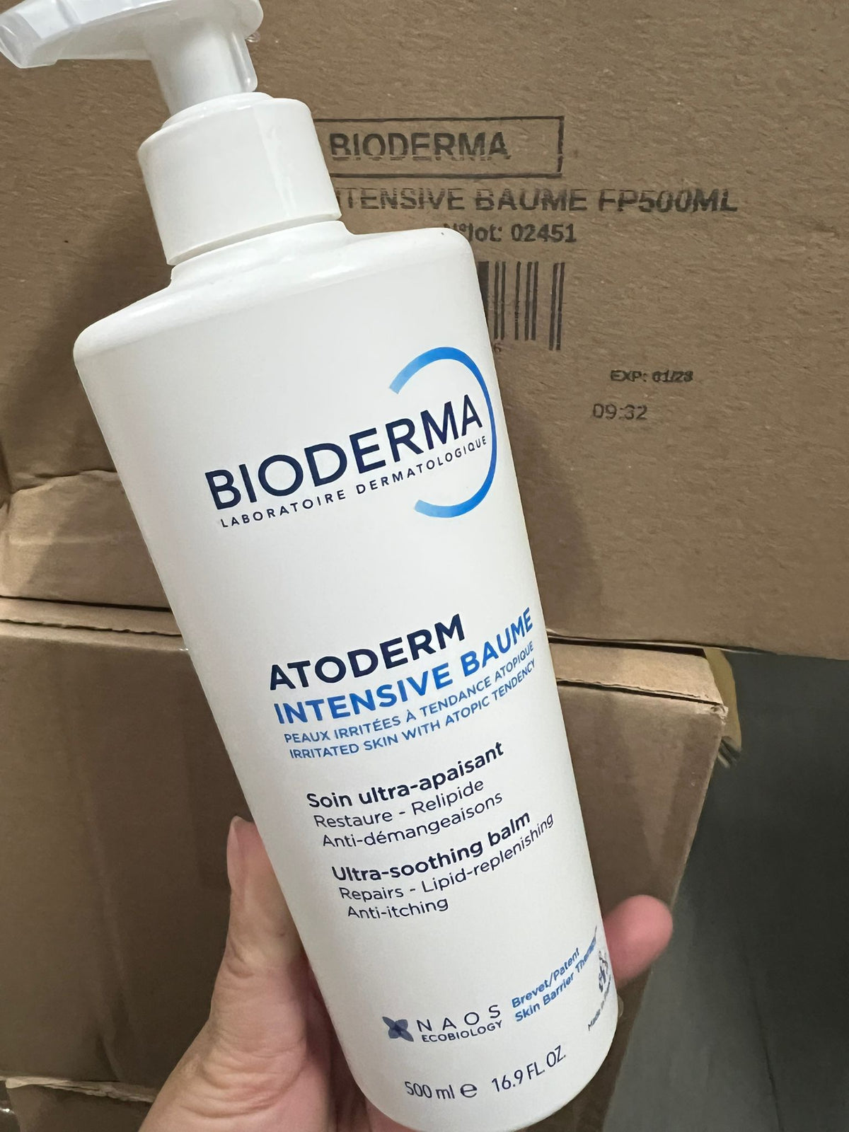 現貨🌸BIODERMA 貝德瑪 密集保濕身體乳 500ML | 落單後約3-5個工作天寄出 娉婷貿易公司 Exquisite Beauty Trading Company