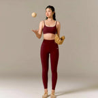 15/9截🌸🇹🇭The Flos Club Cassette Wide Ribbed Sports Bra (Cranberry) 新款新色 | 預訂約3-4星期 娉婷貿易公司 Exquisite Beauty Trading Company