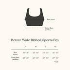 售完即止🌸🇹🇭The Flos Club Better Wide Ribbed Sports Bra | 預訂約3-4星期 娉婷貿易公司 Exquisite Beauty Trading Company