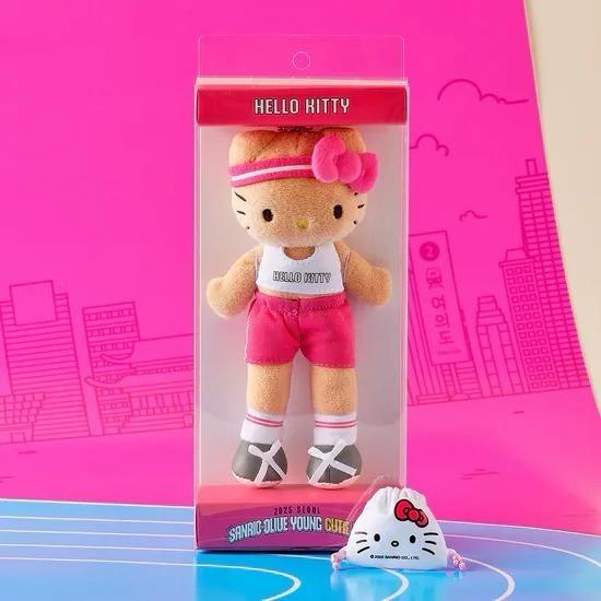 現貨🌸Sanrio x Olive Young ⚽️ 「Cutie Run」系列 💖 長腿Kitty掛飾 | 落單後約5-7個工作天寄出 娉婷貿易公司 Exquisite Beauty Trading Company
