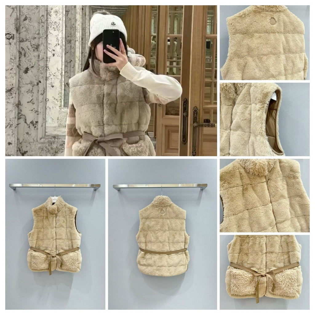 🌸Moncler Joui 人造毛皮泰迪熊羽絨背心 | 預訂約4-5星期 娉婷貿易公司 Exquisite Beauty Trading Company