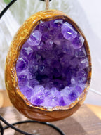 🌸紫晶洞 消磁小夜燈 | 預訂約2-3星期 娉婷貿易公司 Exquisite Beauty Trading Company