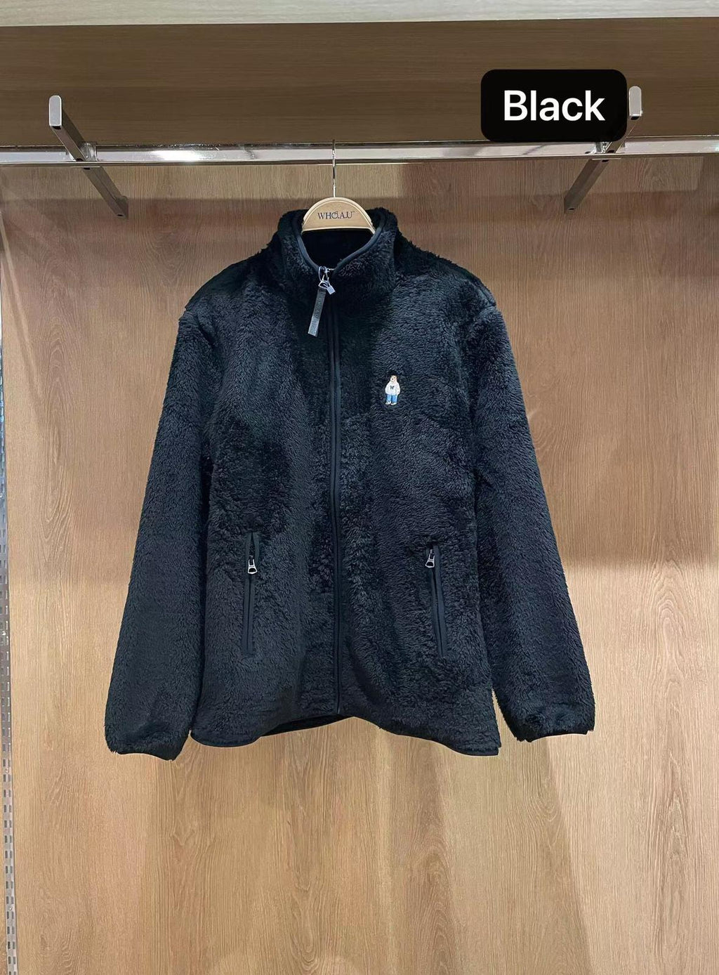 售完即止🌸🐻WHO.A.U 韓國專門店/免稅店🐻 2025年最新款 絨毛外套 折扣優惠‼️ ❤️So Cute❤️平靚正❤️女裝 | 預訂約3-4星期 娉婷貿易公司 Exquisite Beauty Trading Company