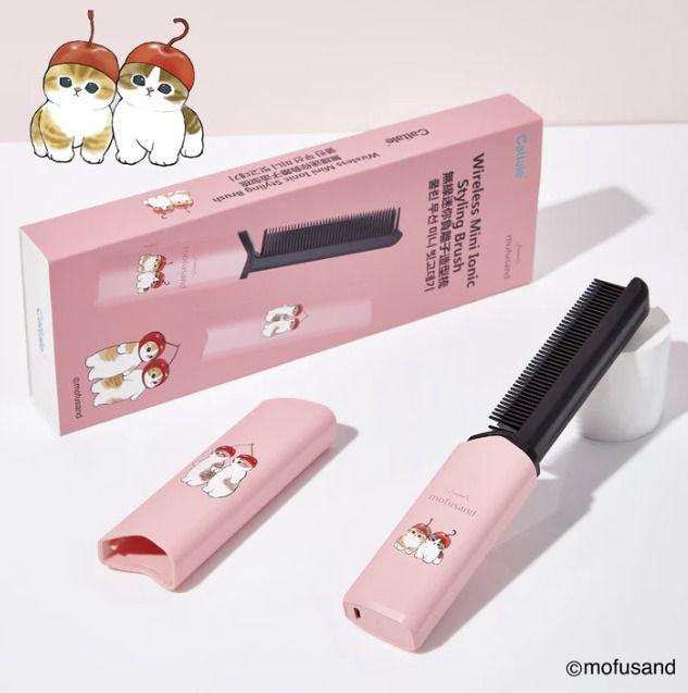 🌸Cattale Mofusand 無線迷你負離子直髮梳【香港行貨】 | 預訂約2-3星期 娉婷貿易公司 Exquisite Beauty Trading Company