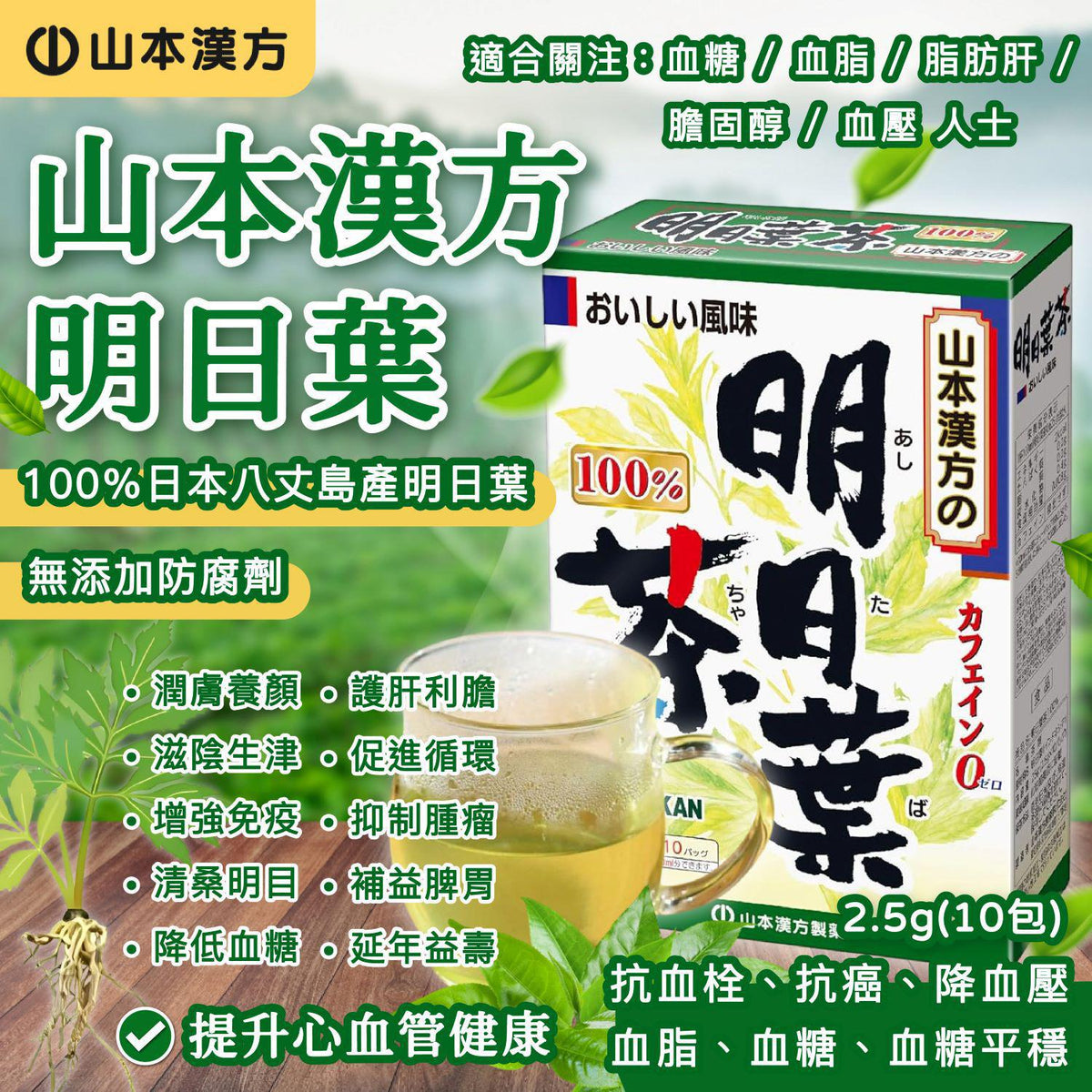 現貨🌸山本漢方100% 明日葉茶 | 落單後約3-5個工作天寄出 娉婷貿易公司 Exquisite Beauty Trading Company