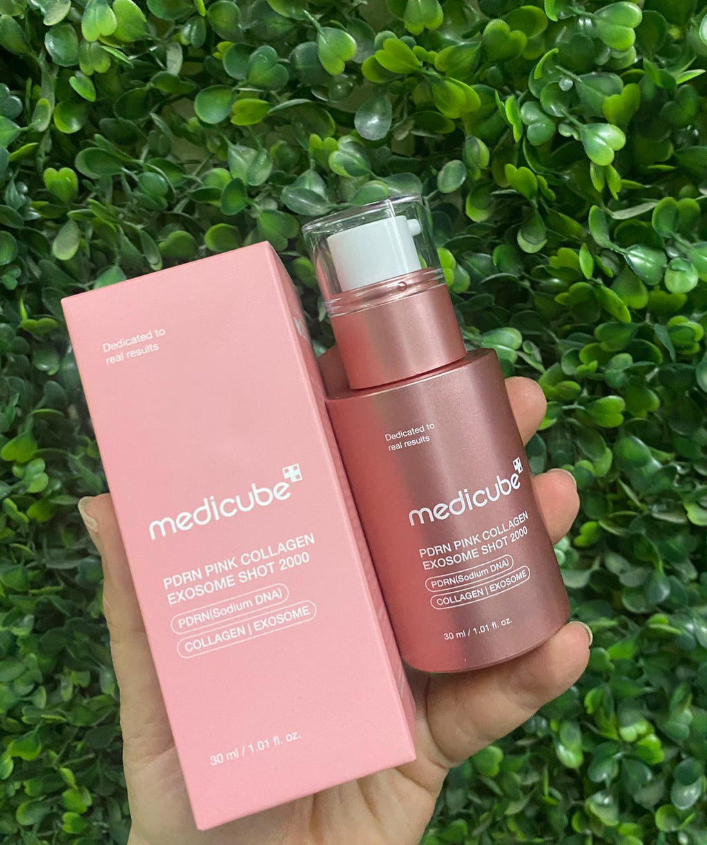 現貨🌸Medicube PDRN粉紅膠原外泌體微針安瓶 2000 30ml | 落單後約3-5個工作天寄出 娉婷貿易公司 Exquisite Beauty Trading Company