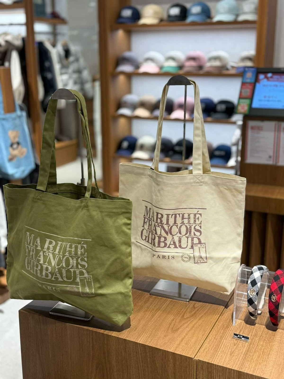 【24小時網站自助下單】🌸🇰🇷MARITHE 新款帆布包 CLASSIC LOGO STAMP ECO BAG | 預訂約3-4星期 娉婷貿易公司 Exquisite Beauty Trading Company