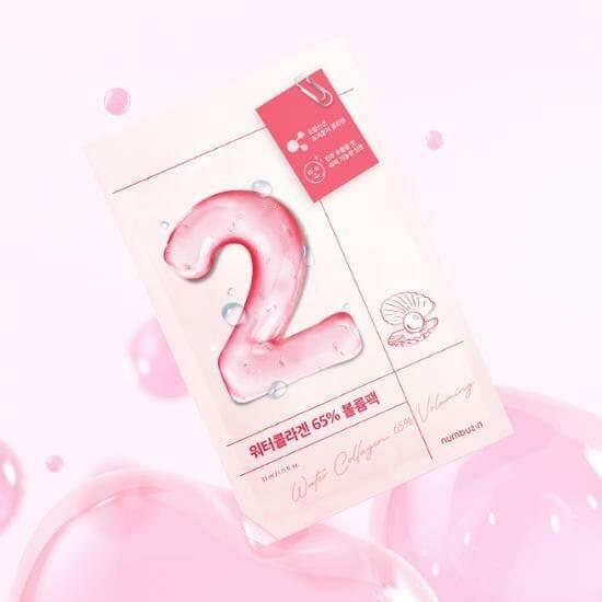 【24小時網站自助下單】現貨🌸韓國NUMBUZIN 2號 65%低分子膠原蛋白水潤彈嫩面膜 1盒4片 | 落單後約3-5個工作天寄出 娉婷貿易公司 Exquisite Beauty Trading Company