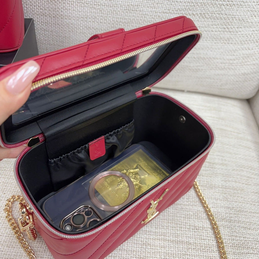 🌸YSL Beauty 化妝箱＆利是封改裝 紅色【貨品為正品正貨】 | 預訂約5-7星期 娉婷貿易公司 Exquisite Beauty Trading Company