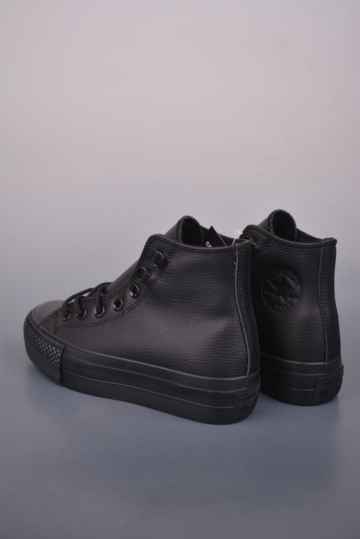 🌸Converse Chuck All Star Lift 厚底防水皮面黑武士板鞋 | 預訂約3-4星期(自行備註尺寸) 娉婷貿易公司 Exquisite Beauty Trading Company