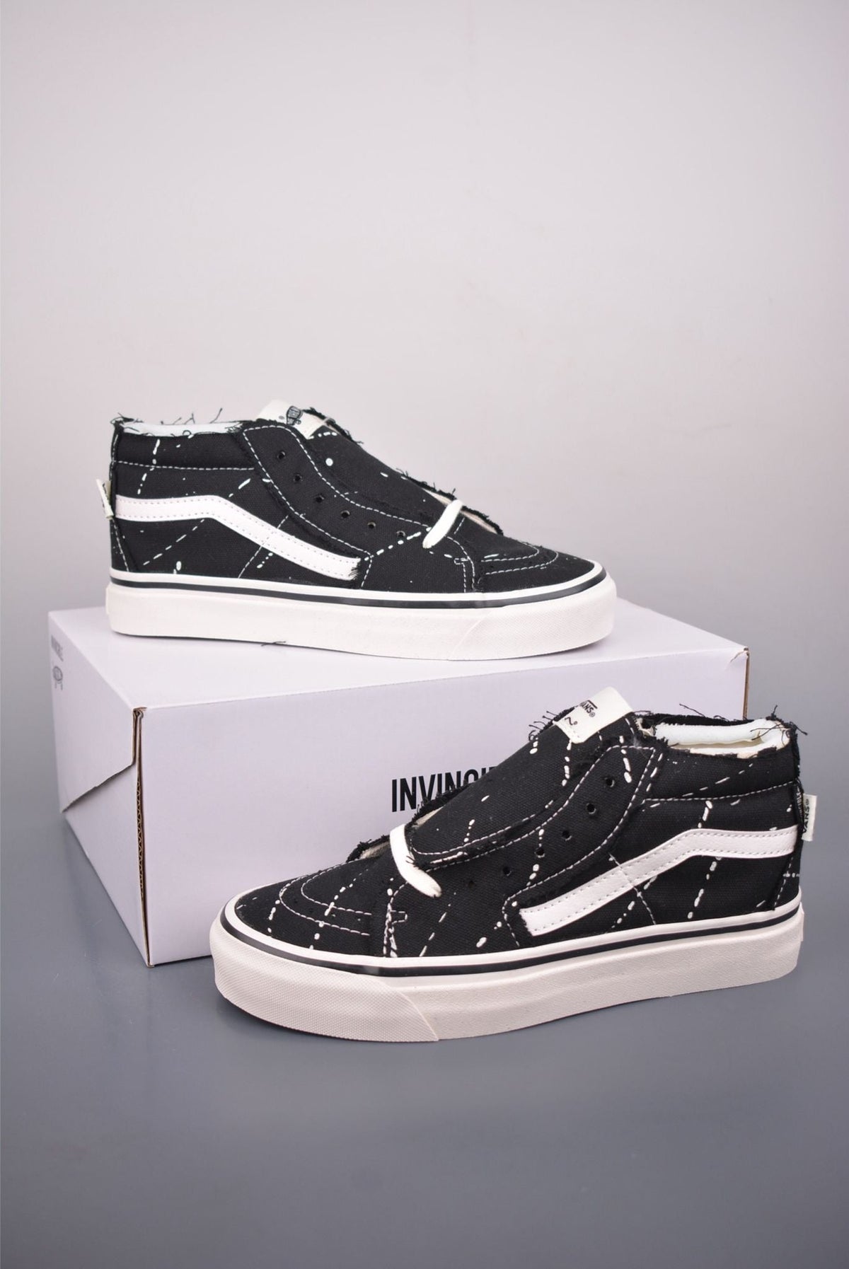 🌸Vans x INVINCIBLE 2.0 解構撕撕樂# 黑 | 預訂約3-4星期(自行備註尺寸) 娉婷貿易公司 Exquisite Beauty Trading Company