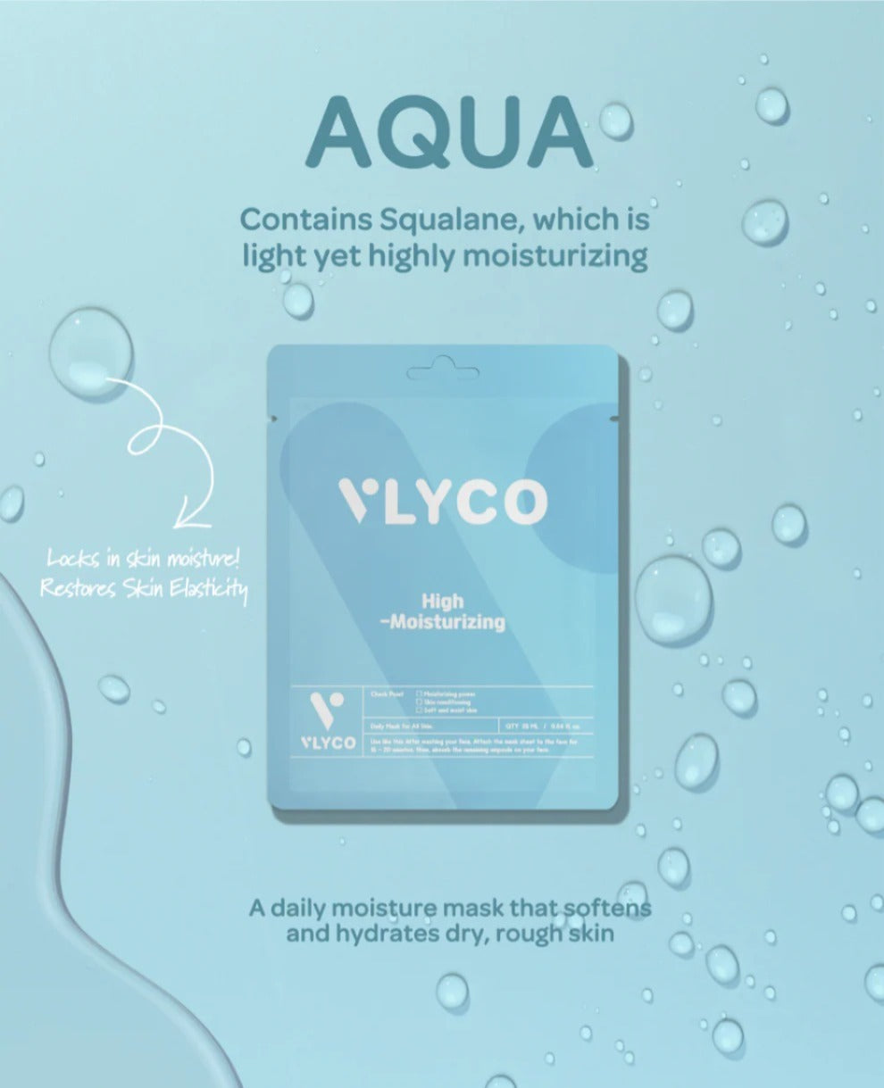 【24小時網站自助下單】現貨🌸VLYCO AQUA 水面膜 1套10片 | 落單後約3-5個工作天寄出 娉婷貿易公司 Exquisite Beauty Trading Company