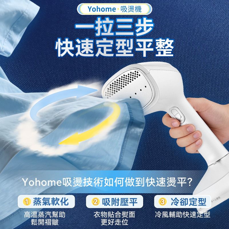 【24小時網站自助下單】🌸【全新上市】🆕🆕🆕日本Yohome 真空吸附式直掛速熱除皺便利可拆水箱蒸氣掛燙機PRO | 預訂約1-2星期 娉婷貿易公司 Exquisite Beauty Trading Company