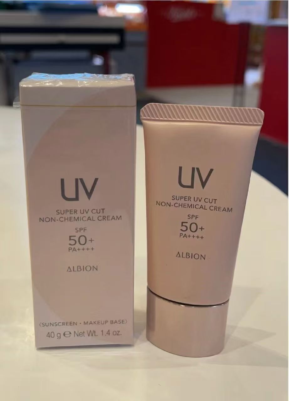 【24小時網站自助下單 】供應商現貨🌸免稅正品 Albion奧爾濱防曬霜40g SPF50+/PA++++ | 預訂 逢星期一，三返倉執貨 其後約3-5個工作天寄出 娉婷貿易公司 Exquisite Beauty Trading Company