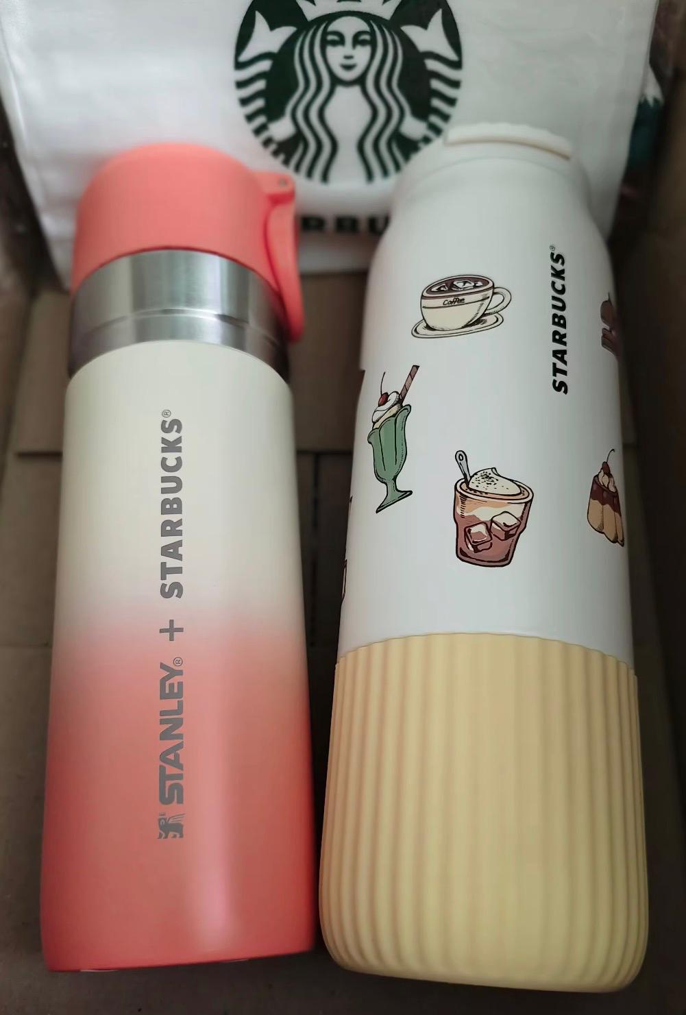 【24小時網站自助下單】🌸🇹🇭Starbucks Stainless Steel Yellow & Orange STANLEY Water Bottle 16oz | 預訂約2-3星期 娉婷貿易公司 Exquisite Beauty Trading Company