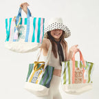【24小時網站自助下單】🌸🇹🇭Sea Salt &amp; Vinegar New Model Canvas Bag! Bigger! Everyday Tote Bag | 預訂約2-3星期(款式Whatsapp send圖) 娉婷貿易公司 Exquisite Beauty Trading Company