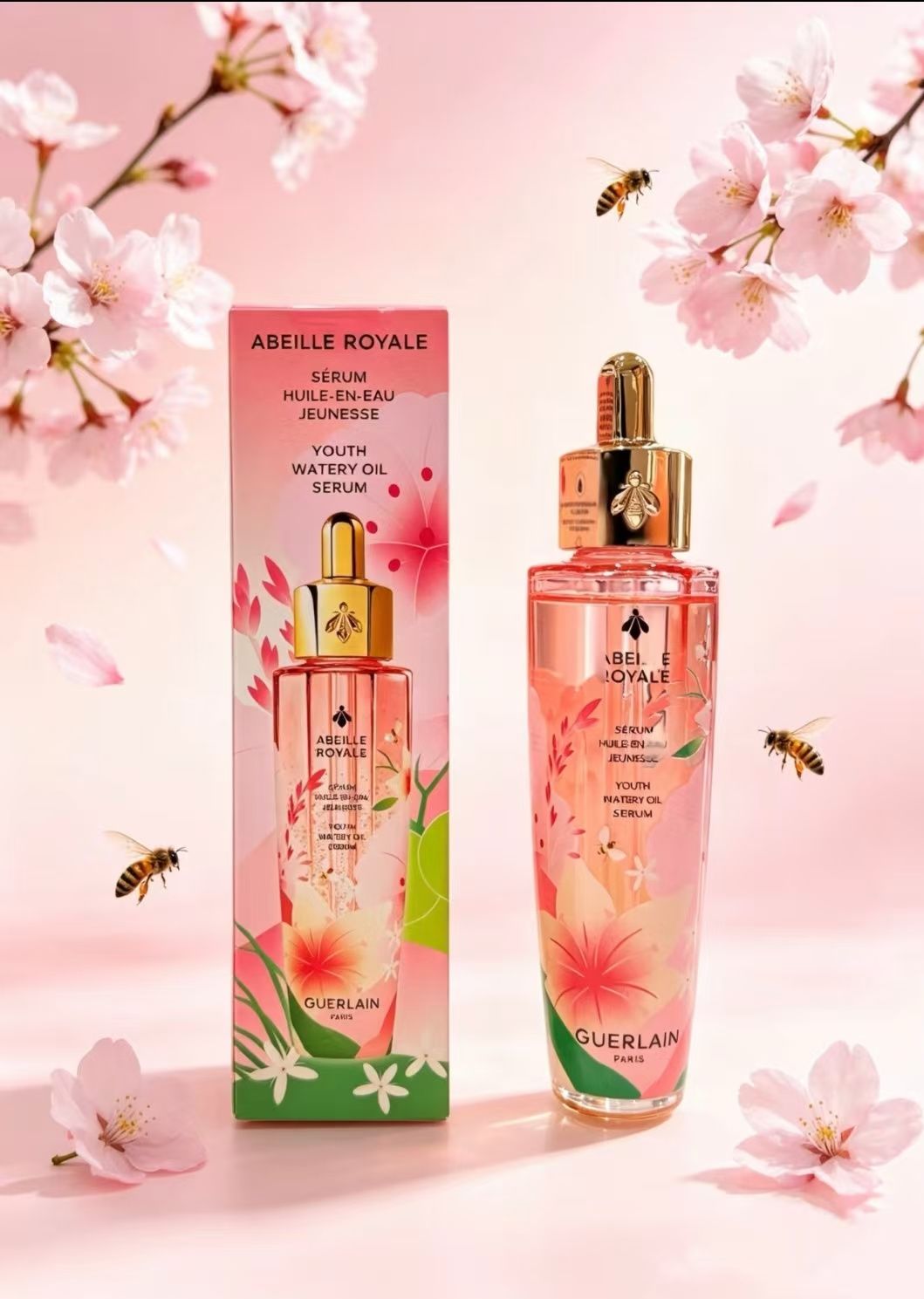 【24小時網站自助下單】限量版，售完即止🌸香港專櫃 Guerlain 嬌蘭2026春季櫻花限量版復原蜜50ml | 預訂約1-2星期 娉婷貿易公司 Exquisite Beauty Trading Company