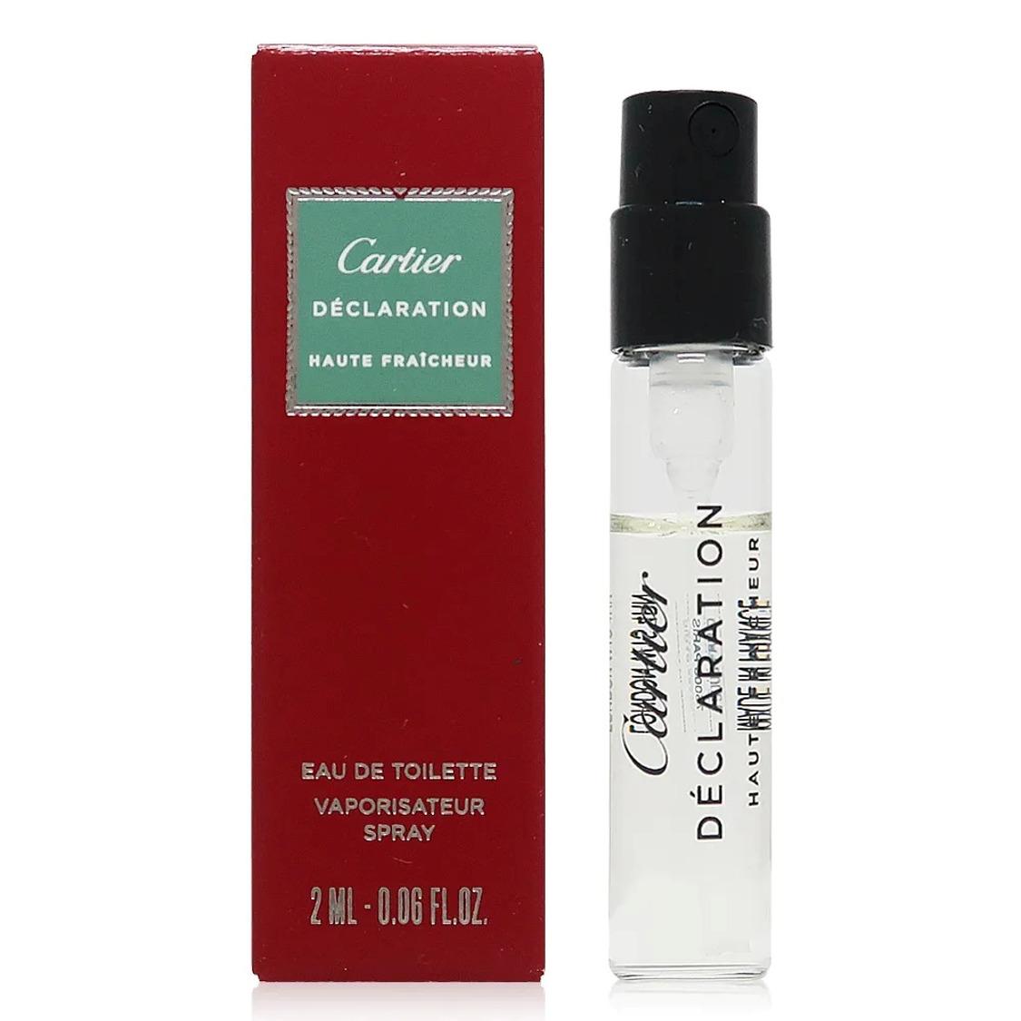 【24小時網站自助下單】300支售完即止🌸Cartier宣言清新版香水 DECLARATION HAUTE FRAICHEUR EDT 2ML | 預訂約1-2星期 娉婷貿易公司 Exquisite Beauty Trading Company