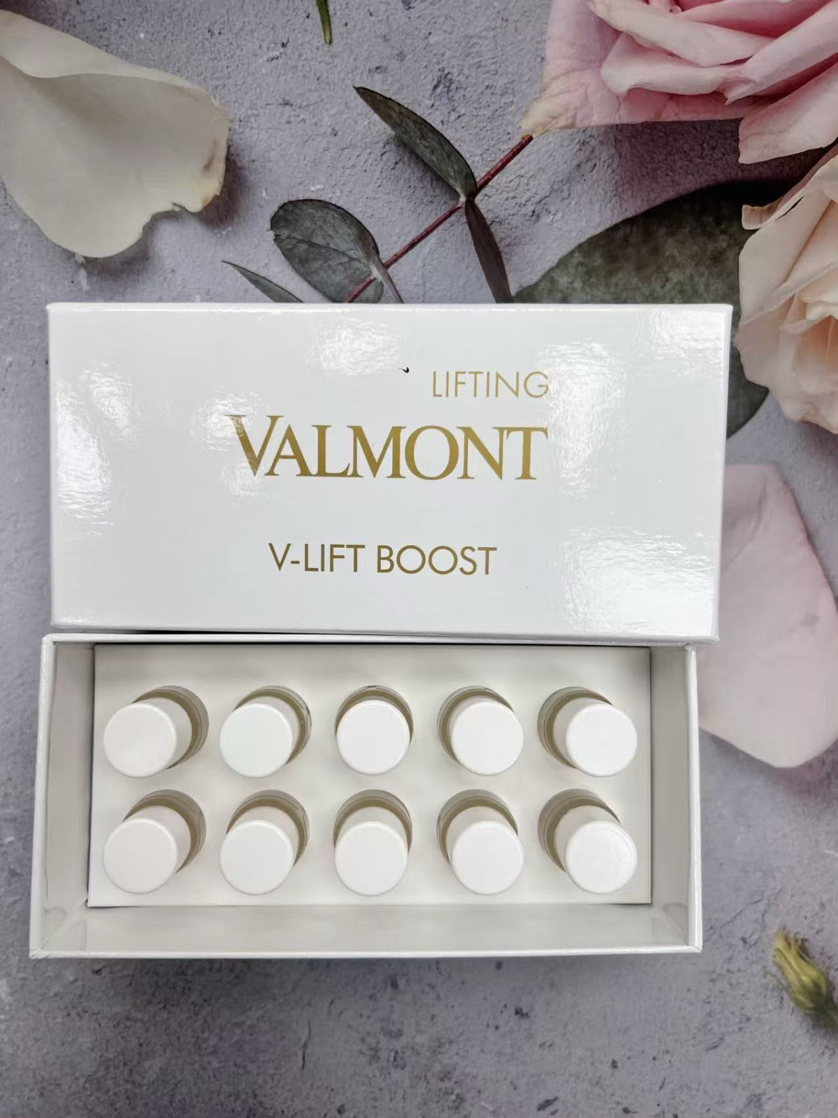 【24小時網站自助下單】🌸100%正品 Valmont V-LIFT BOOST 緊緻提升安瓶精華 5ml x10 | 預訂約2-3星期 娉婷貿易公司 Exquisite Beauty Trading Company