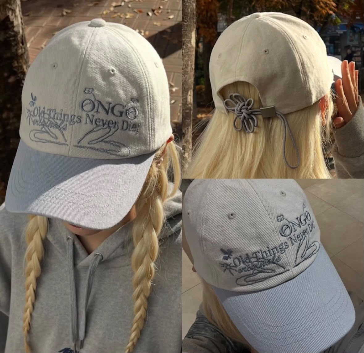 【24小時網站自助下單】🌸韓國ONGO 代購 [FLOWER] KNOT CAP | 預訂約1-2星期 娉婷貿易公司 Exquisite Beauty Trading Company