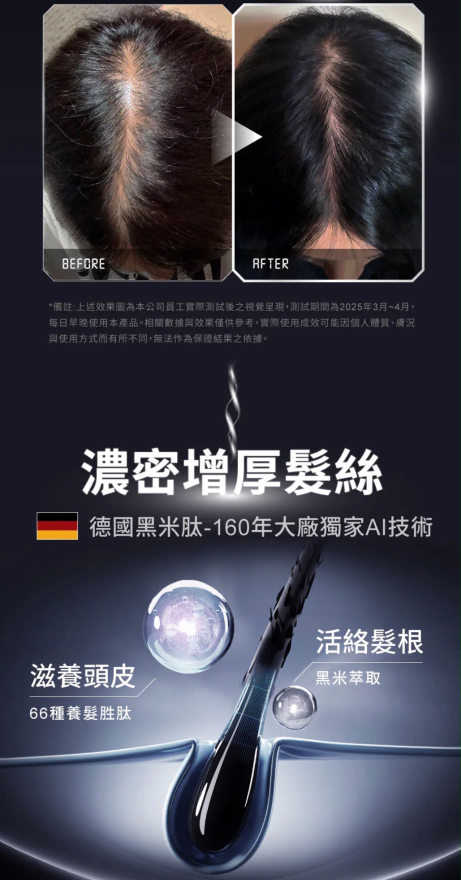 【24小時網站自助下單】售完即止🌸香港行貨 台灣Relove 髮量爆澎套裝：黑泌肽豐盈洗髮精+養髮液 | 預訂約2-3星期 娉婷貿易公司 Exquisite Beauty Trading Company