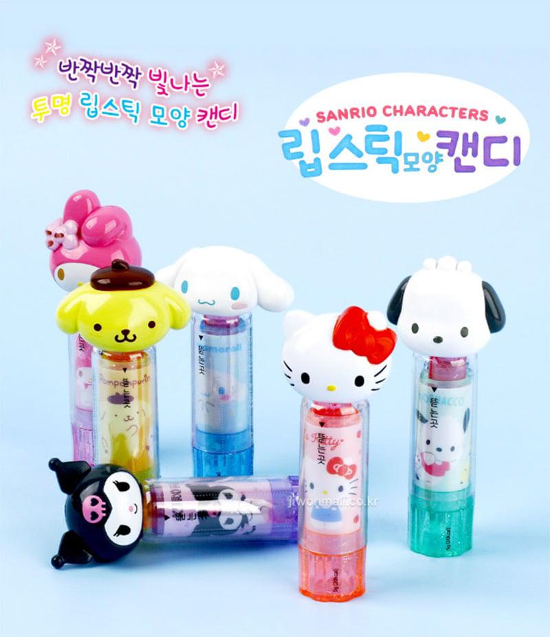 【24小時網站自助下單】現貨🌸韓國Sanrio 唇膏糖 (1套6支) （款式隨機） | 落單後約3-5個工作天寄出 娉婷貿易公司 Exquisite Beauty Trading Company