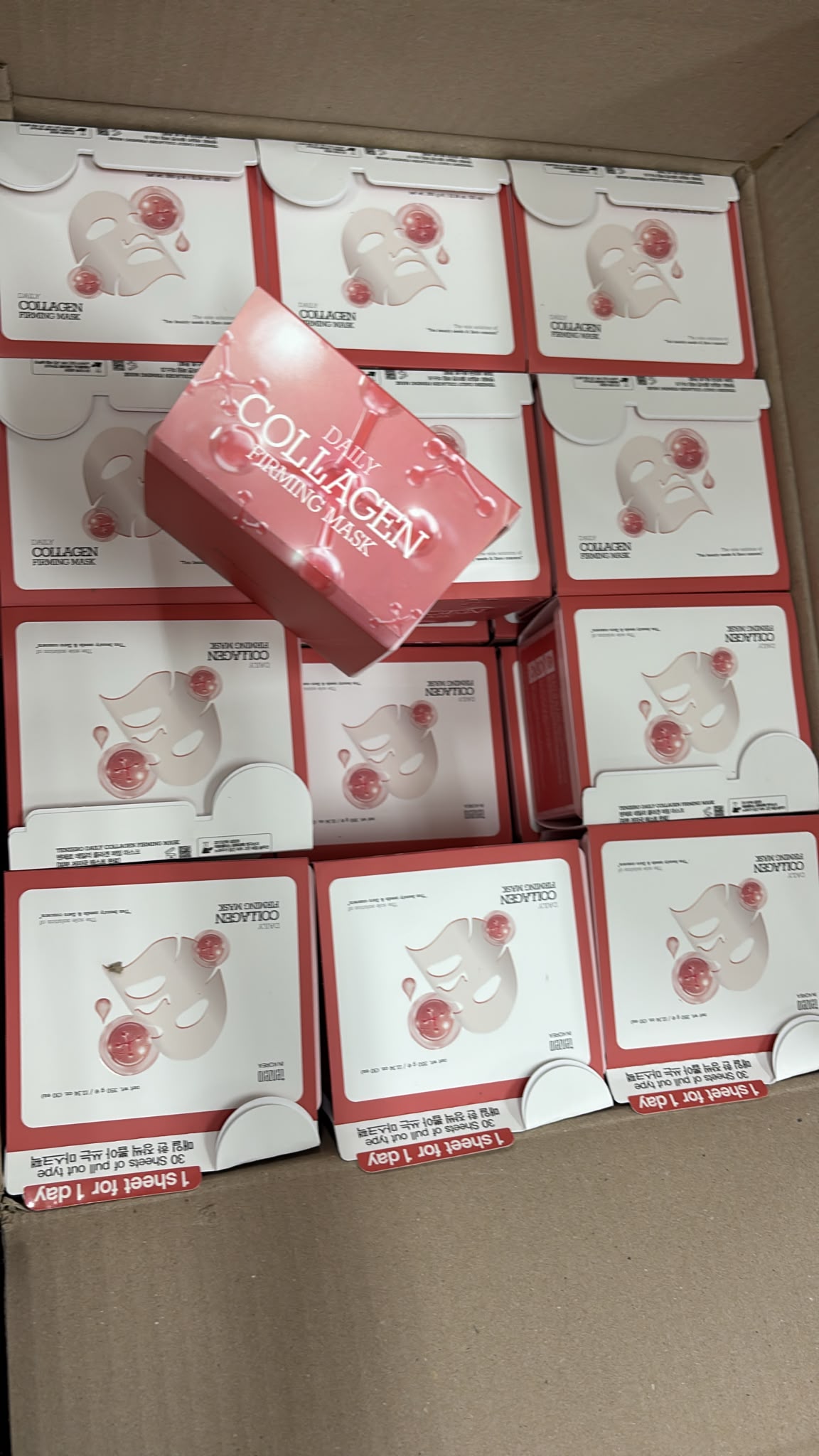 【24小時網站自助下單】現貨🌸韓國🇰🇷Tenzero膠原蛋白緊緻面膜30片 | 落單後約3-5個工作天寄出 娉婷貿易公司 Exquisite Beauty Trading Company