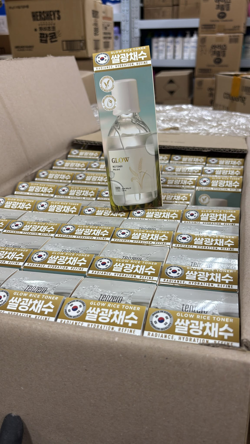 【24小時網站自助下單】現貨🌸韓國🇰🇷TENZERO GLOW 光澤米粹爽膚水200g 1套2支 | 落單後約3-5個工作天寄出 娉婷貿易公司 Exquisite Beauty Trading Company